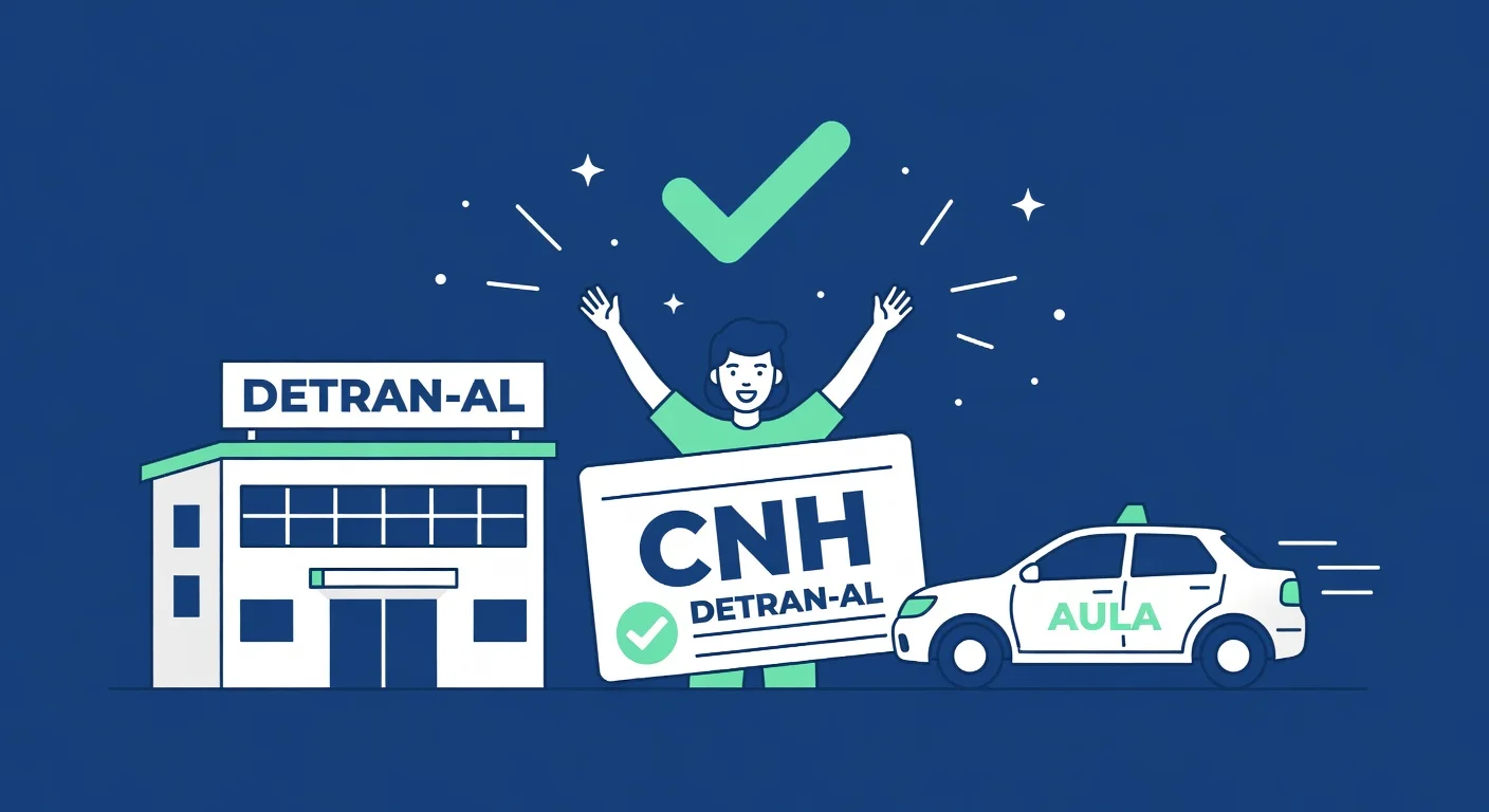 Primeira CNH AL 2026: Como Tirar Passo a Passo