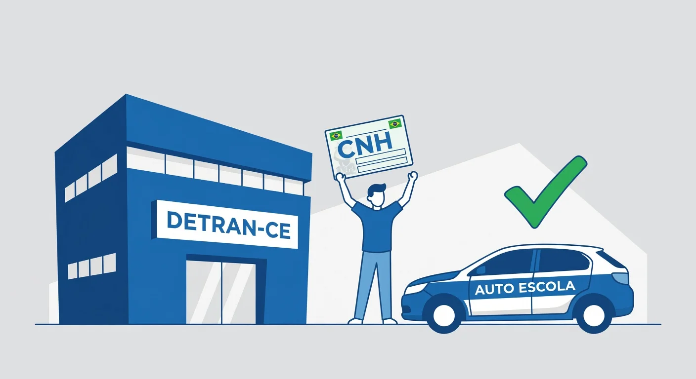 Primeira CNH CE 2026: Como Tirar Passo a Passo