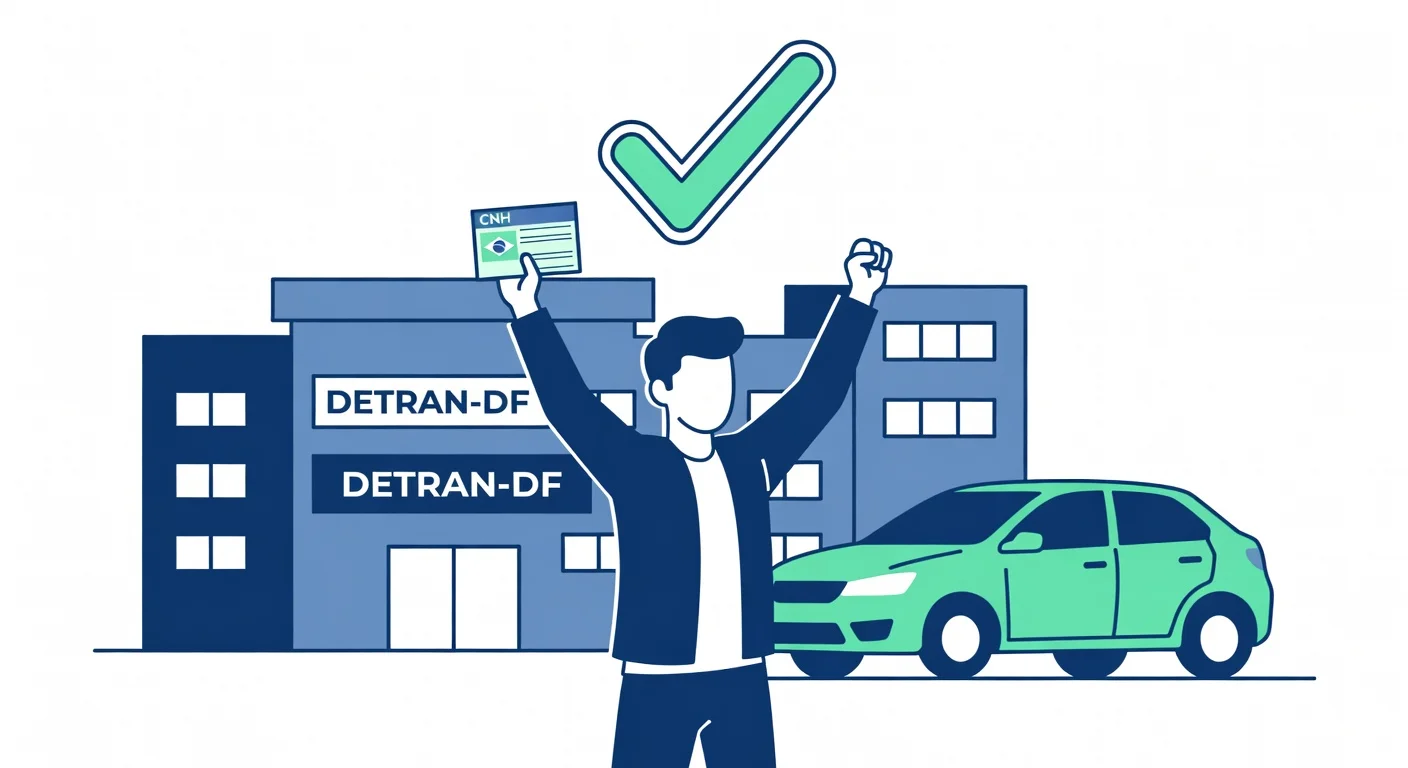 Primeira CNH DF 2026: Como Tirar Passo a Passo