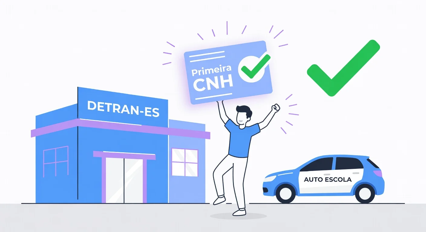 Primeira CNH ES 2026: Como Tirar Passo a Passo