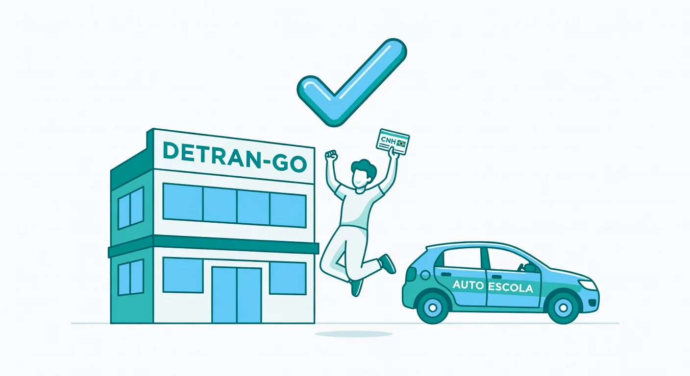 Primeira CNH GO 2026: Como Tirar Passo a Passo