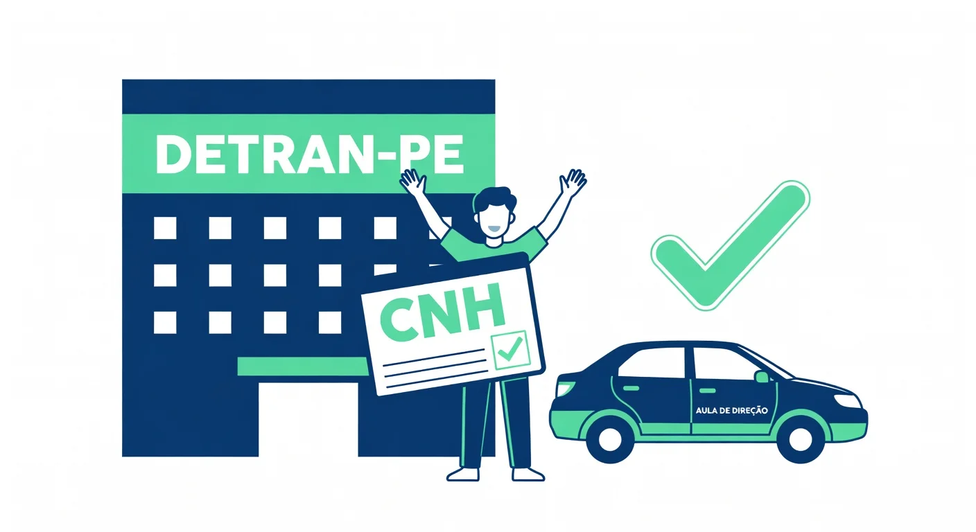 Primeira CNH PE 2026: Como Tirar Passo a Passo