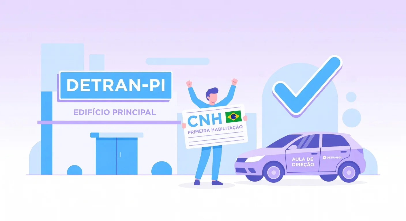 Primeira CNH PI 2026: Como Tirar Passo a Passo