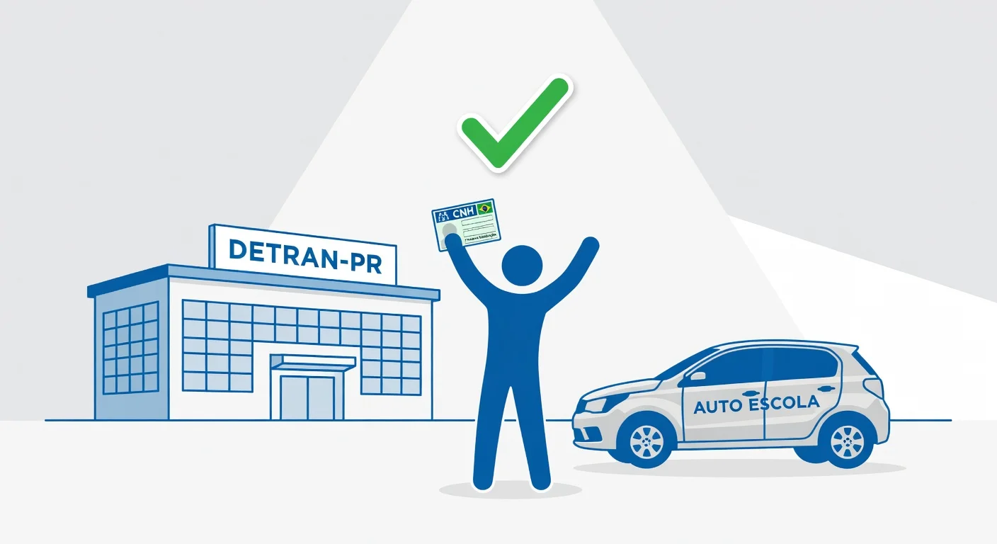 Primeira CNH PR 2026: Como Tirar Passo a Passo
