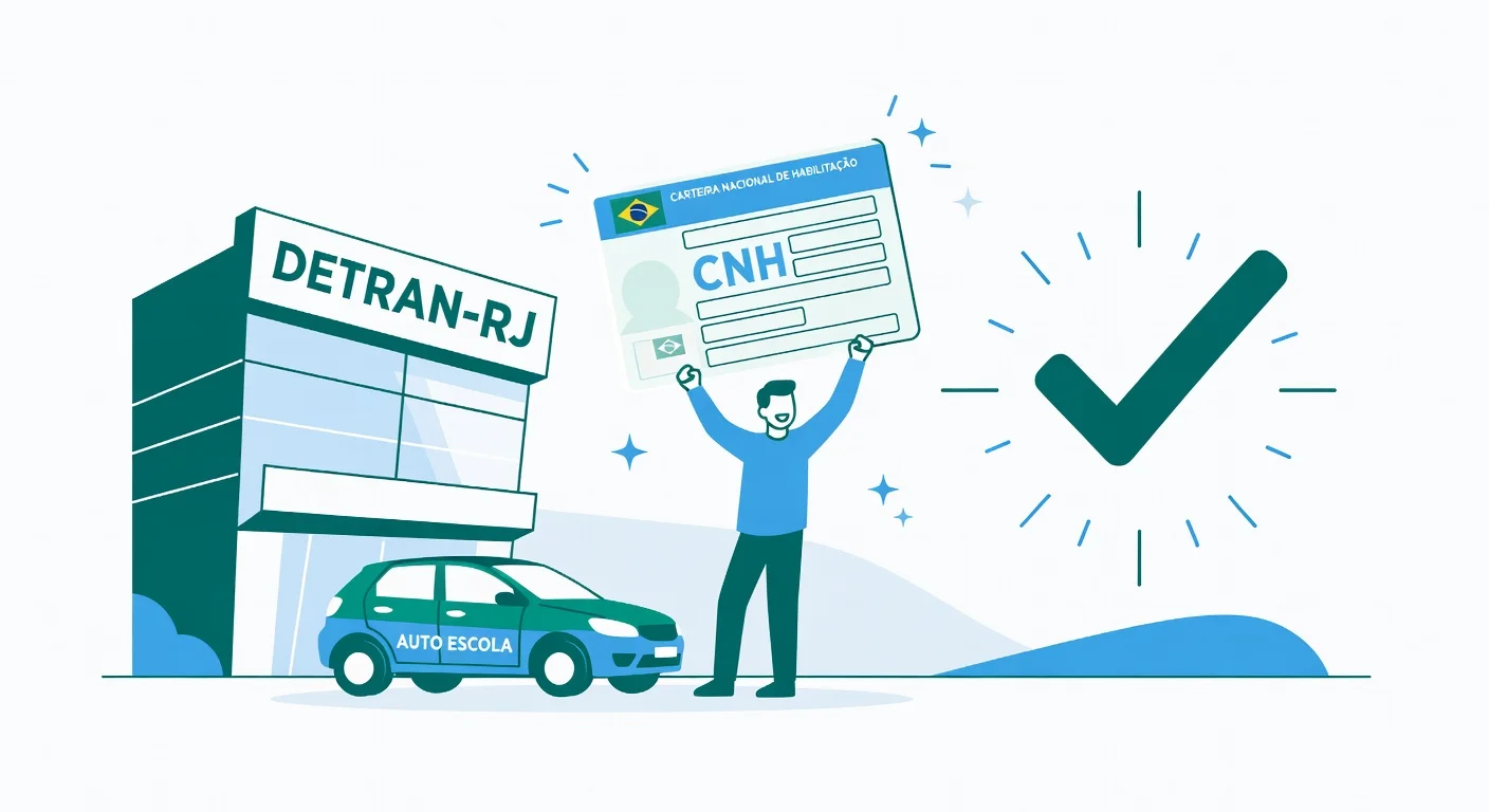 Primeira CNH RJ 2026: Como Tirar Passo a Passo