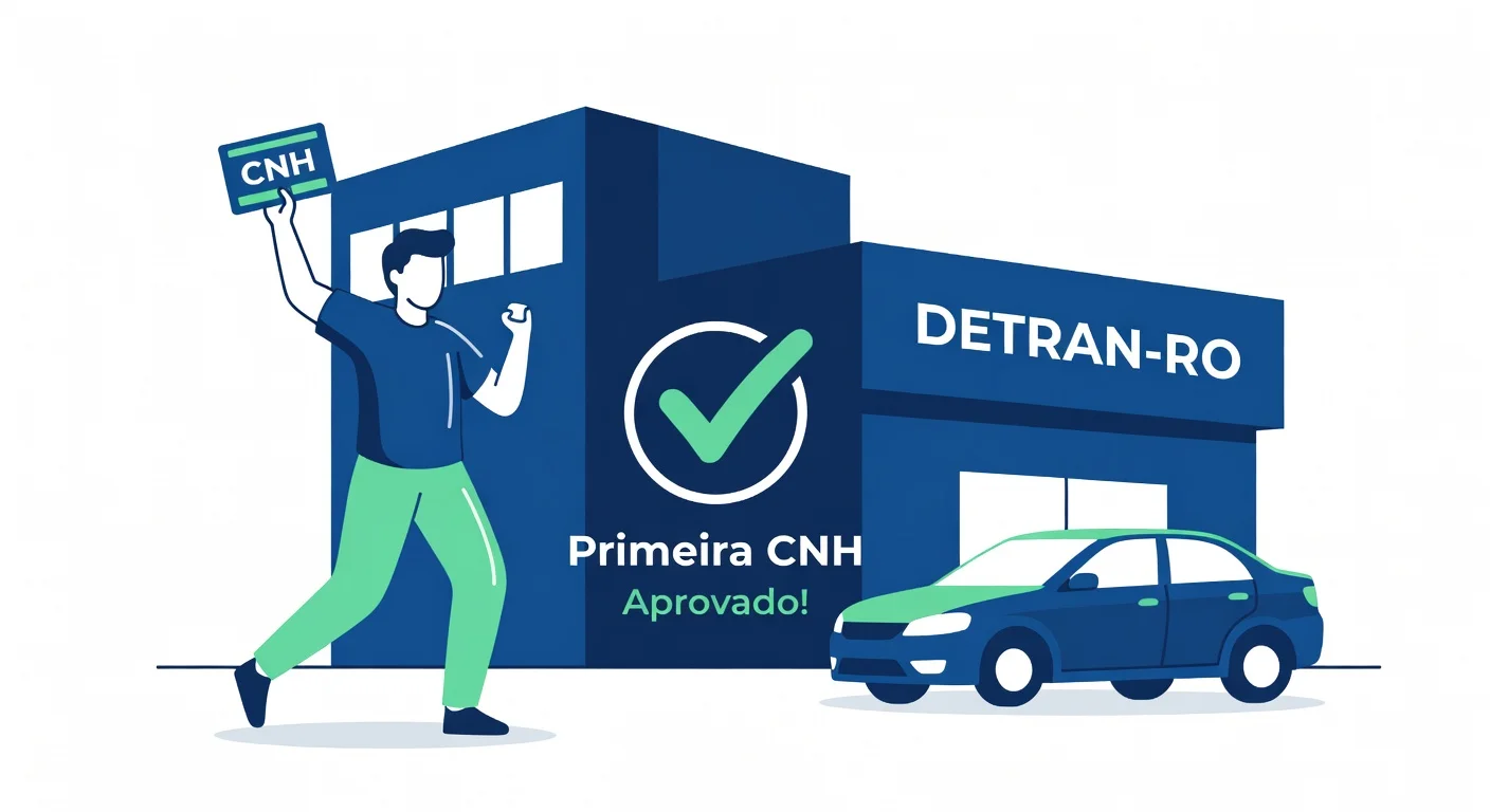 Primeira CNH RO 2026: Como Tirar Passo a Passo