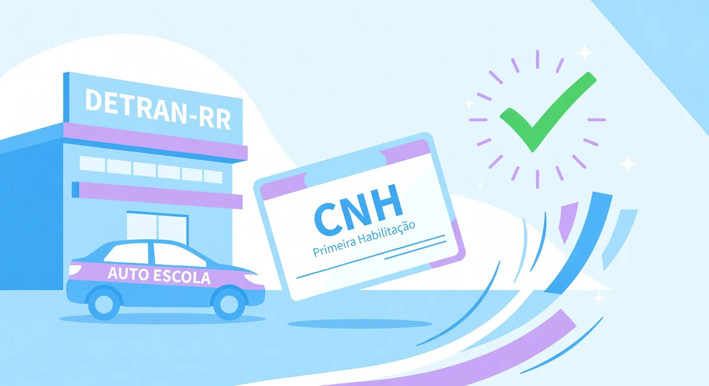 Primeira CNH RR 2026: Como Tirar Passo a Passo