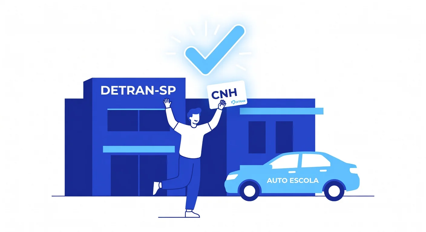 Primeira CNH SP 2026: Como Tirar Passo a Passo