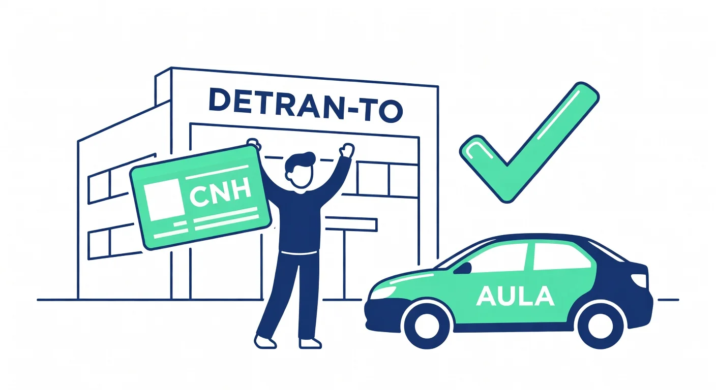 Primeira CNH TO 2026: Como Tirar Passo a Passo