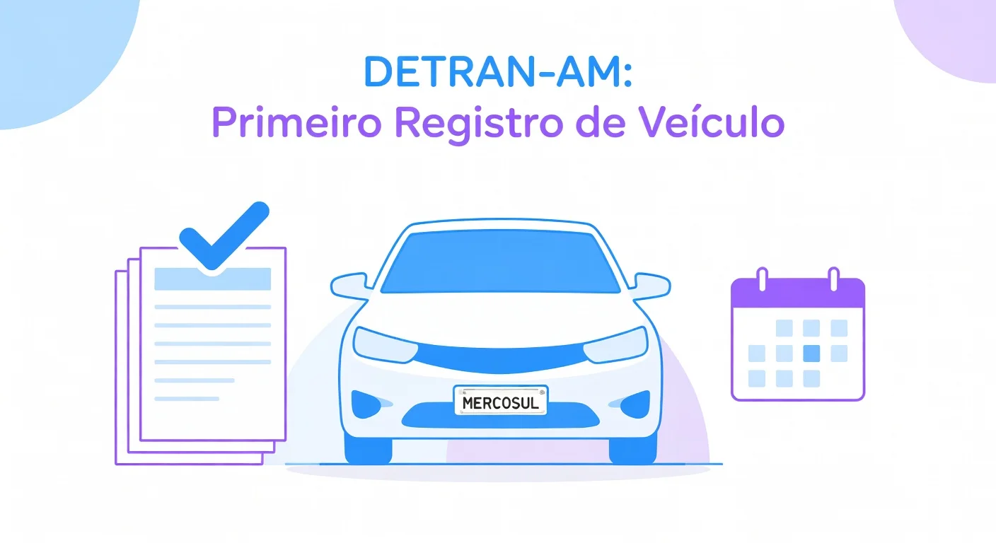 Primeiro Emplacamento AM: Documentos e Passo a Passo no DETRAN-AM 2026