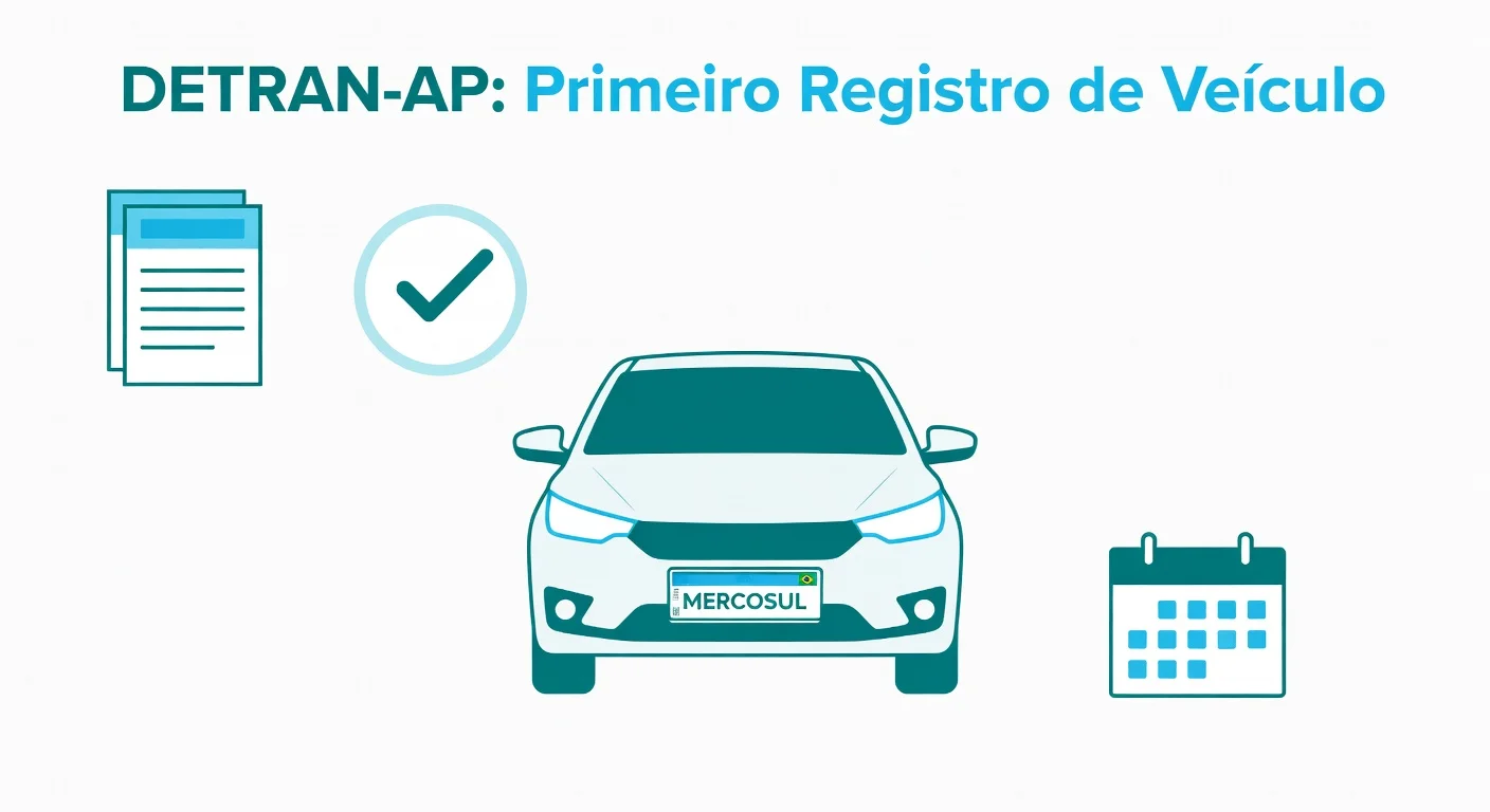 Primeiro Emplacamento AP: Documentos e Passo a Passo no DETRAN-AP 2026