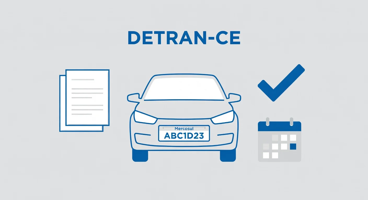 Primeiro Emplacamento CE: Documentos e Passo a Passo no DETRAN-CE 2026