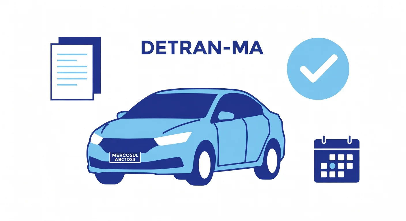 Primeiro Emplacamento MA: Documentos e Passo a Passo no DETRAN-MA 2026