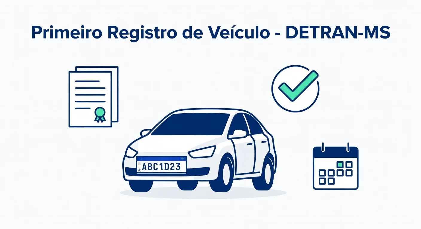 Primeiro Emplacamento MS: Documentos e Passo a Passo no DETRAN-MS 2026