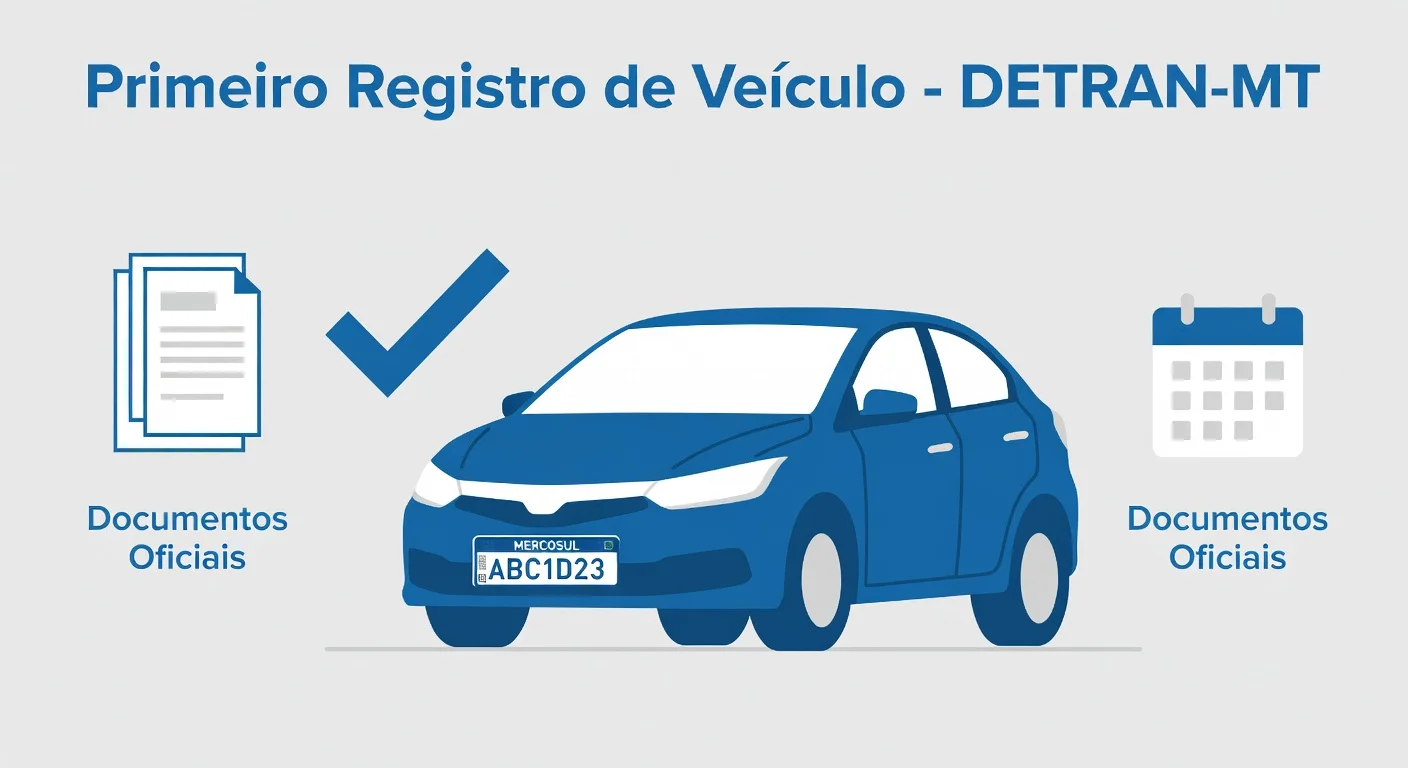 Primeiro Emplacamento MT: Documentos e Passo a Passo no DETRAN-MT 2026