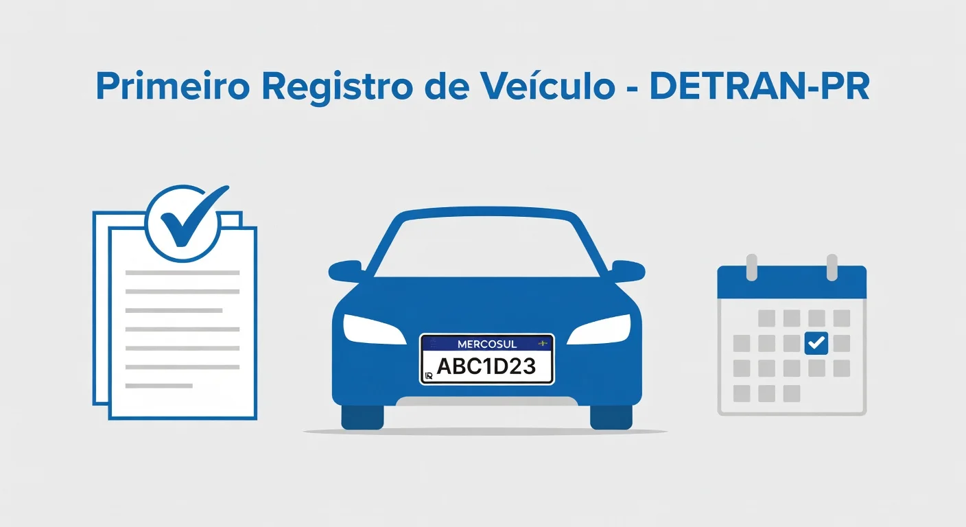 Primeiro Emplacamento PR: Documentos e Passo a Passo no DETRAN-PR 2026