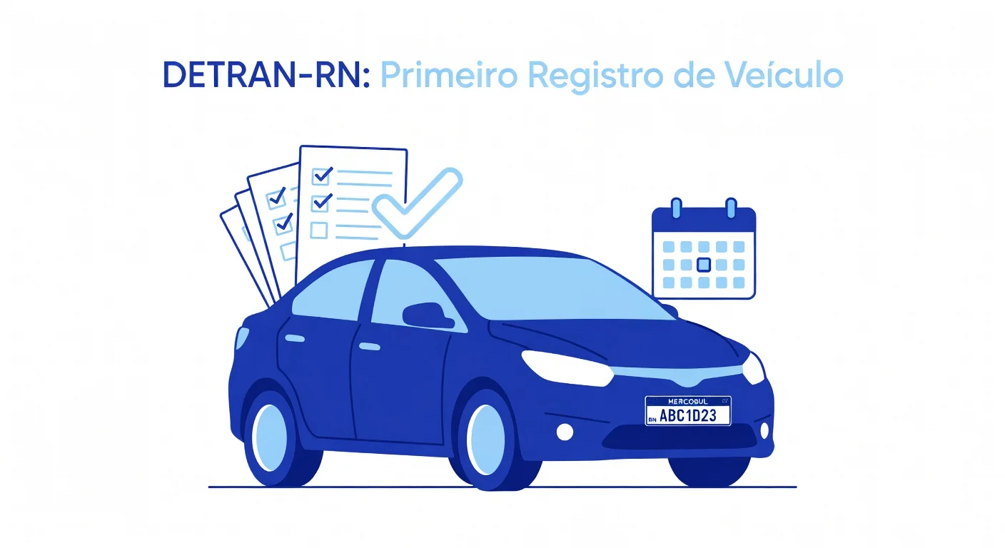 Primeiro Emplacamento RN: Documentos e Passo a Passo no DETRAN-RN 2026