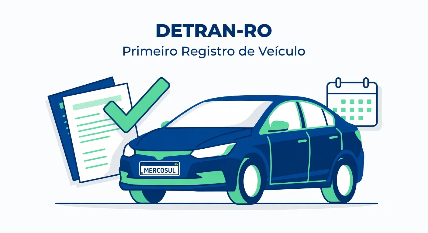 Primeiro Emplacamento RO: Documentos e Passo a Passo no DETRAN-RO 2026