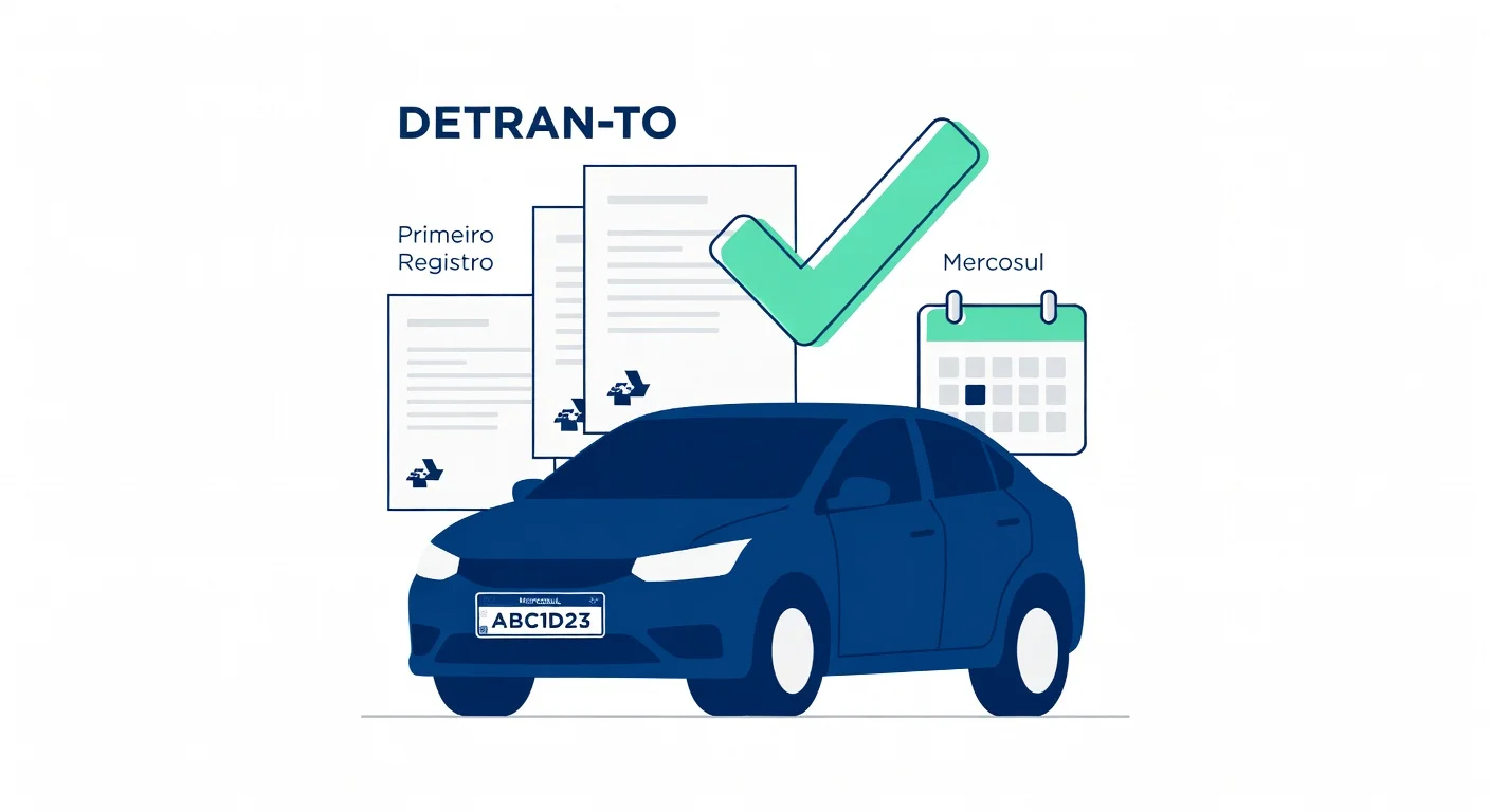 Primeiro Emplacamento TO: Documentos e Passo a Passo no DETRAN-TO 2026