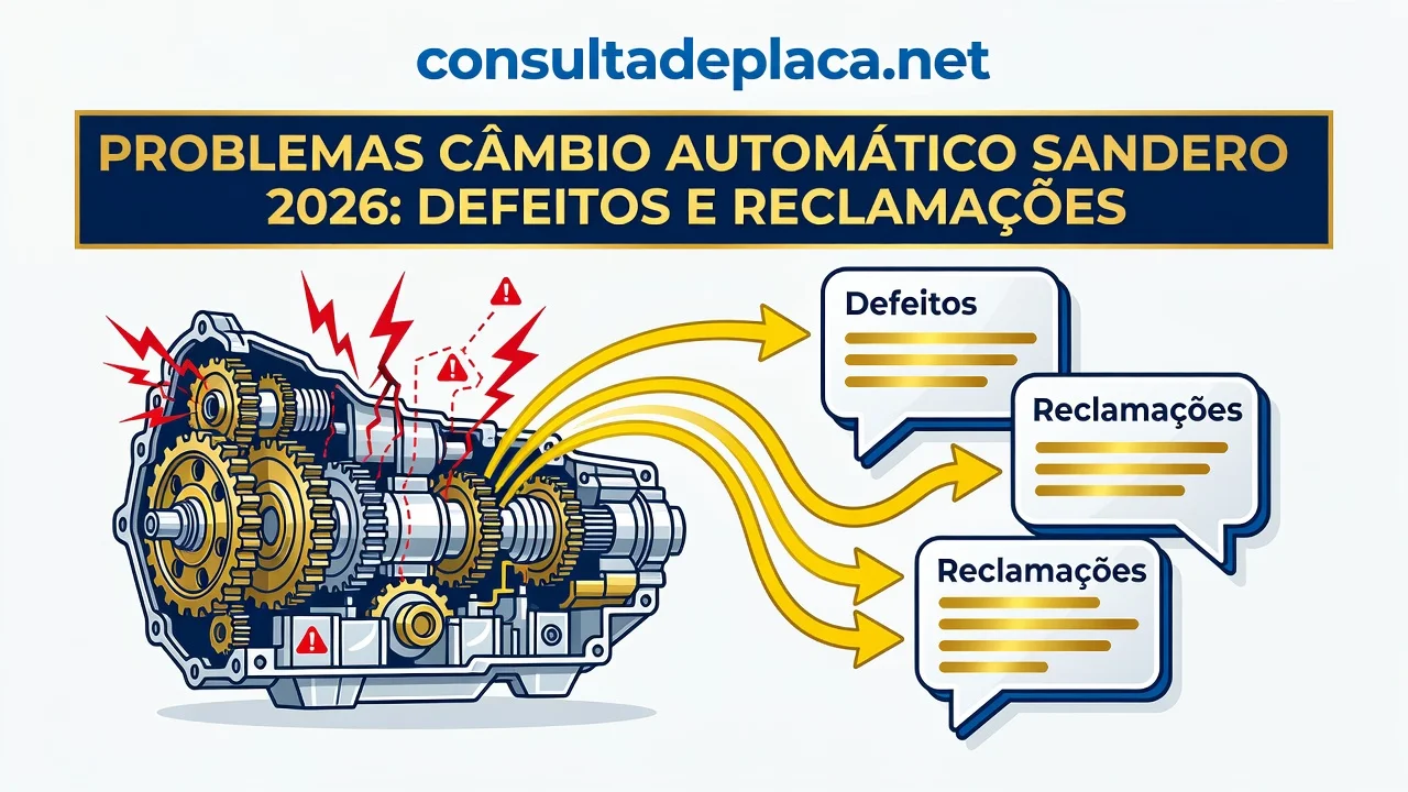 Problemas Câmbio Automático Sandero 2026: Defeitos e Reclamações