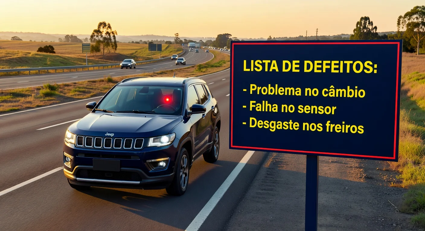 Problemas do Jeep Renegade e Compass 2026: Câmbio Automático e Falhas Pós-Garantia
