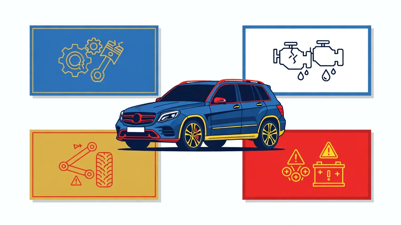Problemas Mercedes GLK 220 2026: defeitos e reclamações