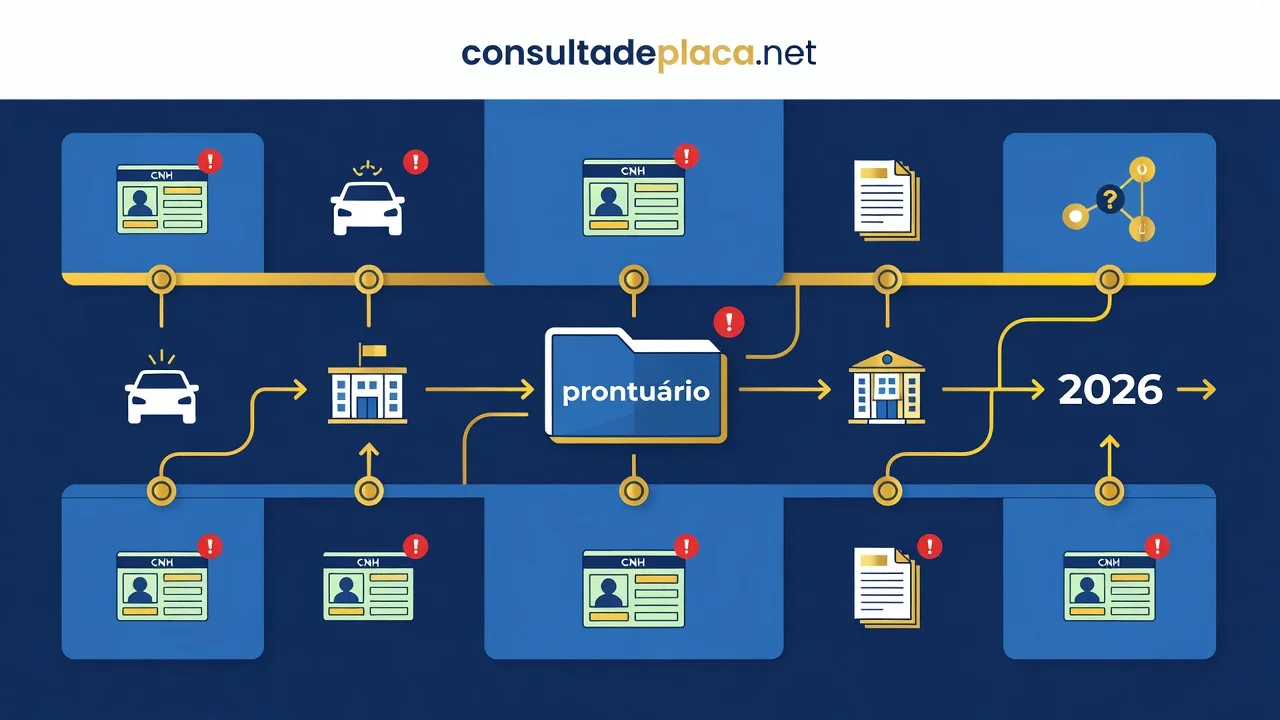 Prontuário da CNH 2026: o que é e como consultar online