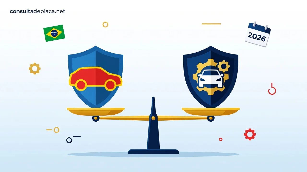 Proteção Veicular vs Seguro Auto 2026: Qual a Diferença