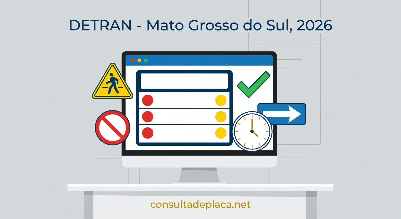 Prova Teórica do DETRAN Mato Grosso do Sul 2026: Como Agendar, Quantas Questões e o Que Fazer se Reprovar