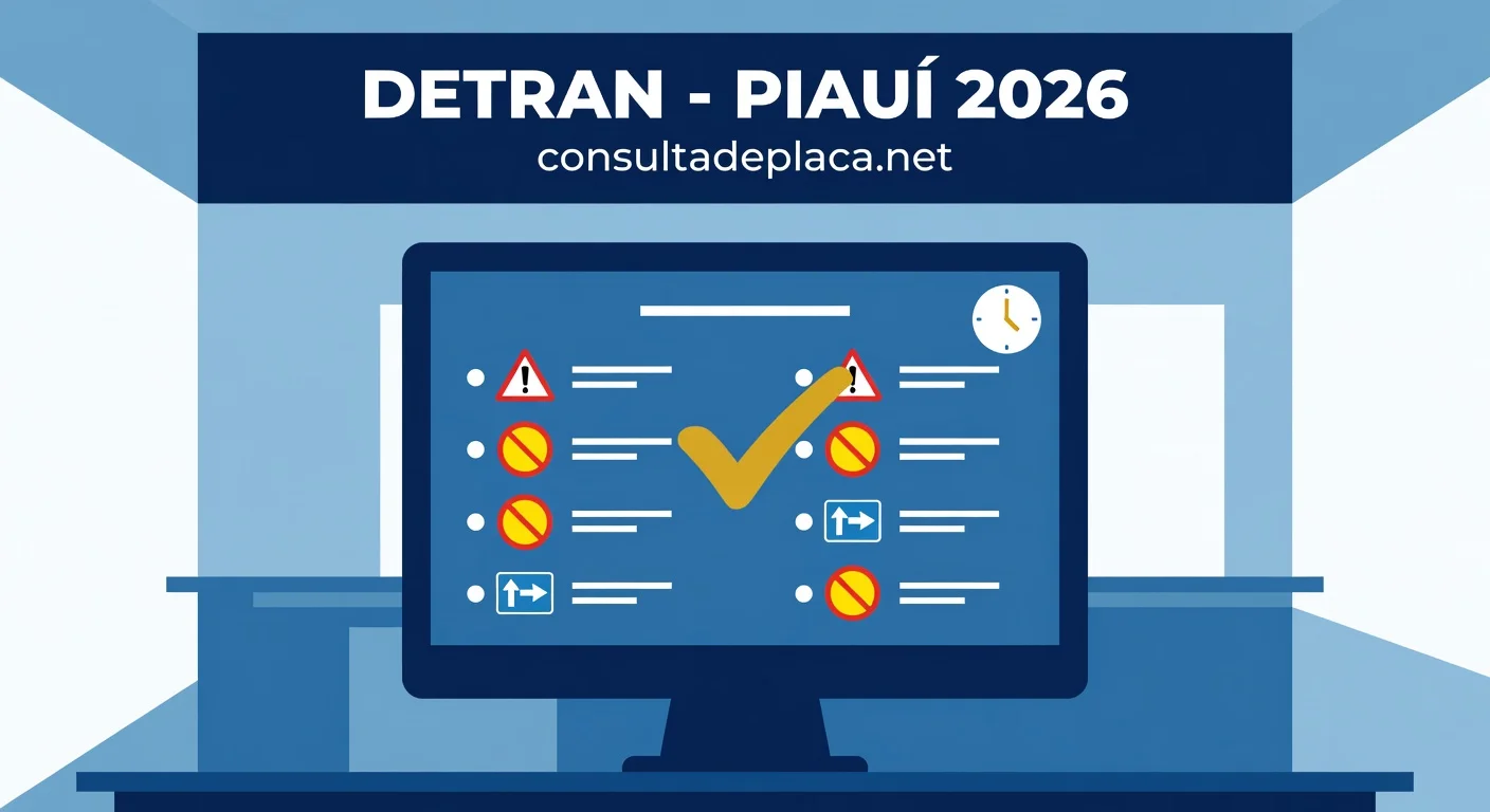 Prova Teórica do DETRAN Piauí 2026: Como Agendar, Quantas Questões e o Que Fazer se Reprovar
