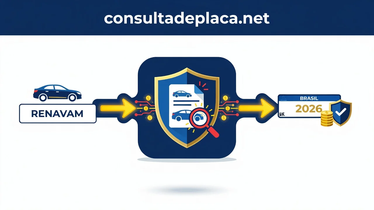 Puxar a Placa pelo RENAVAM: É Possível em 2026?