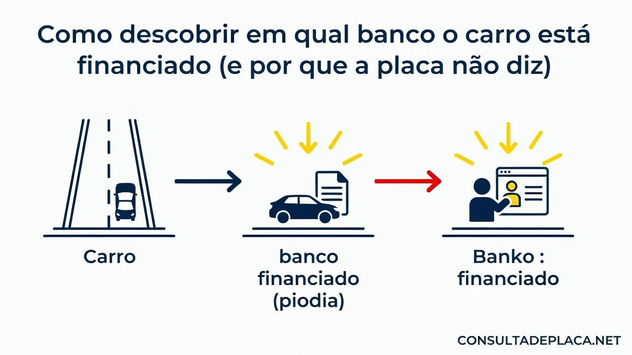 Como descobrir em qual banco o carro esta financiado (e por que a placa nao diz)