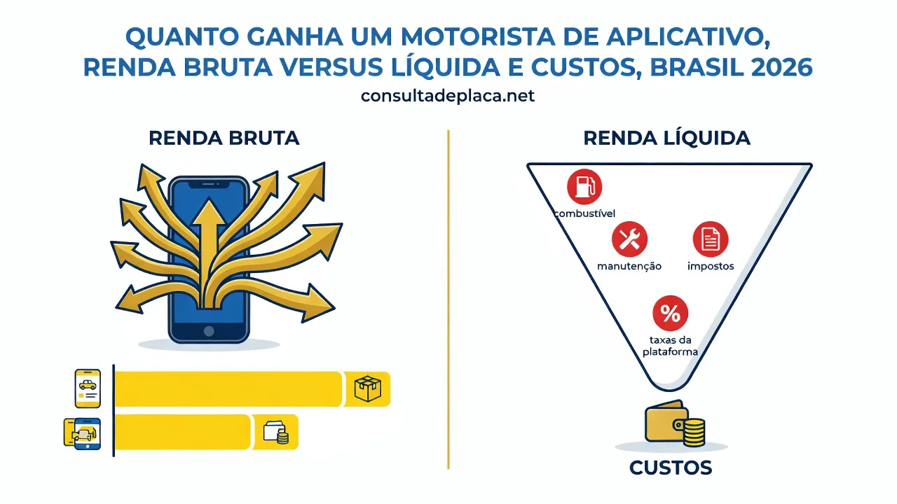 Quanto Ganha um Motorista de Aplicativo em 2026? Veja a Real