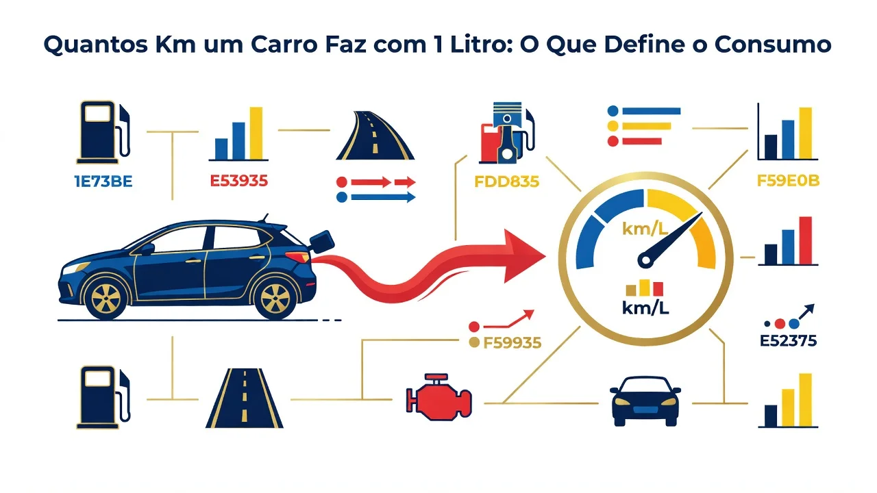 Quantos Km um Carro Faz com 1 Litro: O Que Define o Consumo