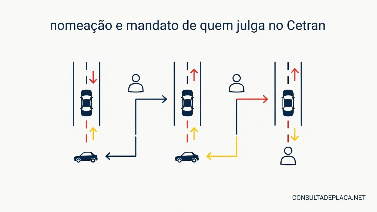 Artigo 15 do CTB: nomeação e mandato de quem julga no Cetran