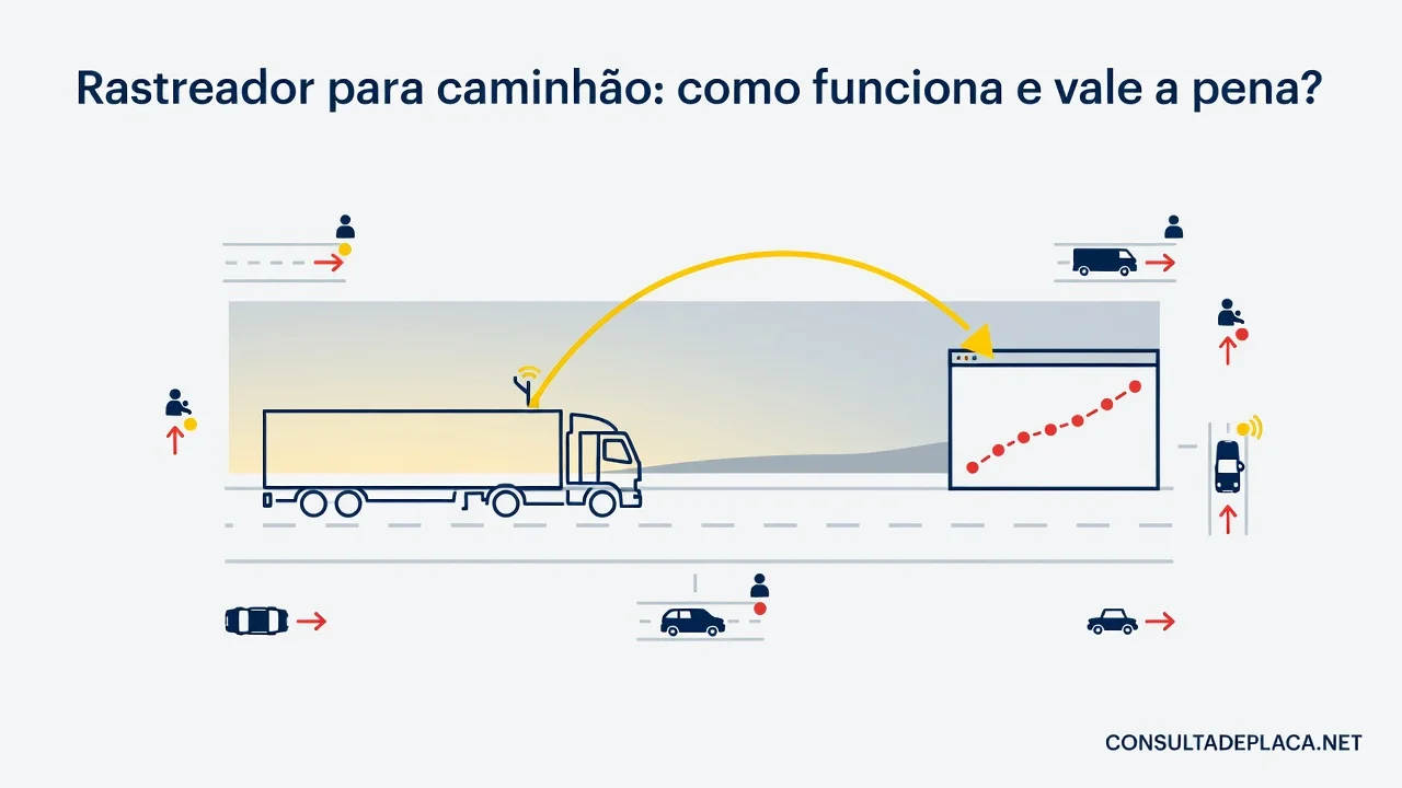 Rastreador para caminhão: como funciona e vale a pena?
