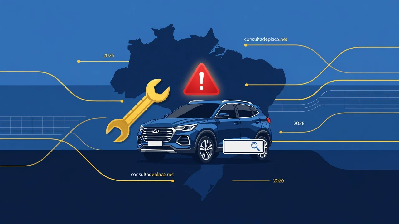 Recall Caoa Chery 2026: Como Consultar pela Placa