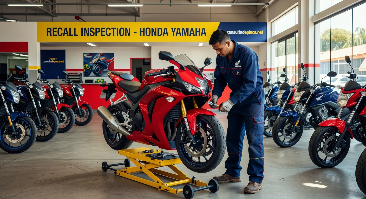 Recall de Moto Honda e Yamaha: Como Consultar em 2026