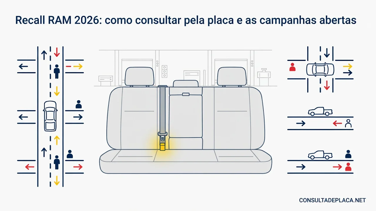 Recall RAM 2026: como consultar pela placa e as campanhas abertas