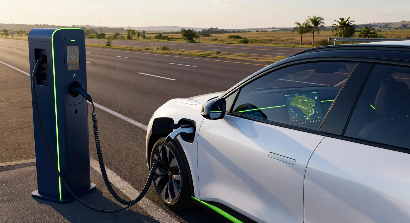 Recarga de Carro Elétrico em Viagem no Brasil 2026