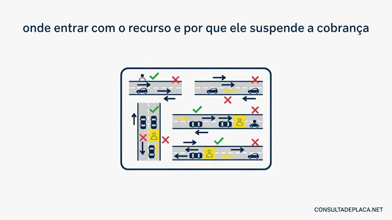 Artigo 285 do CTB: onde entrar com o recurso e por que ele suspende a cobrança