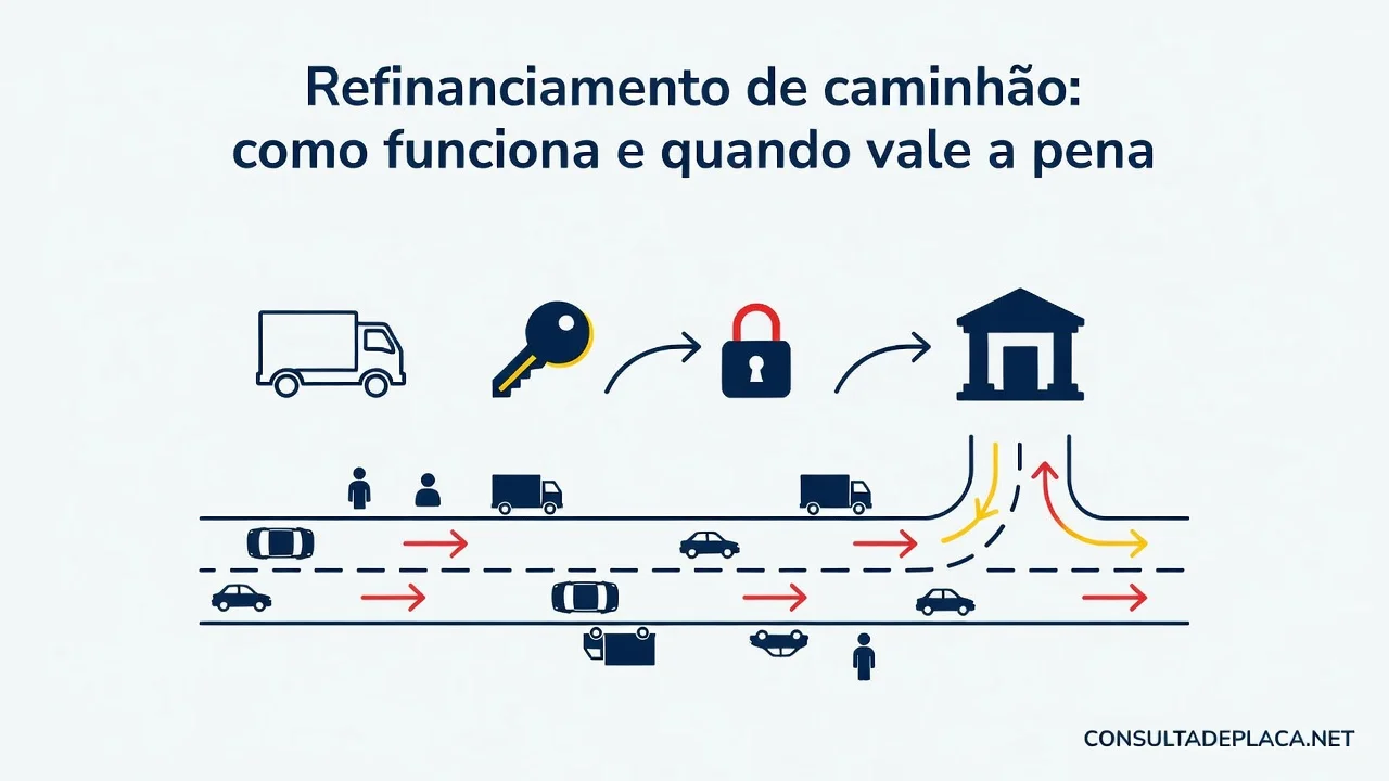 Refinanciamento de caminhão: como funciona e quando vale a pena