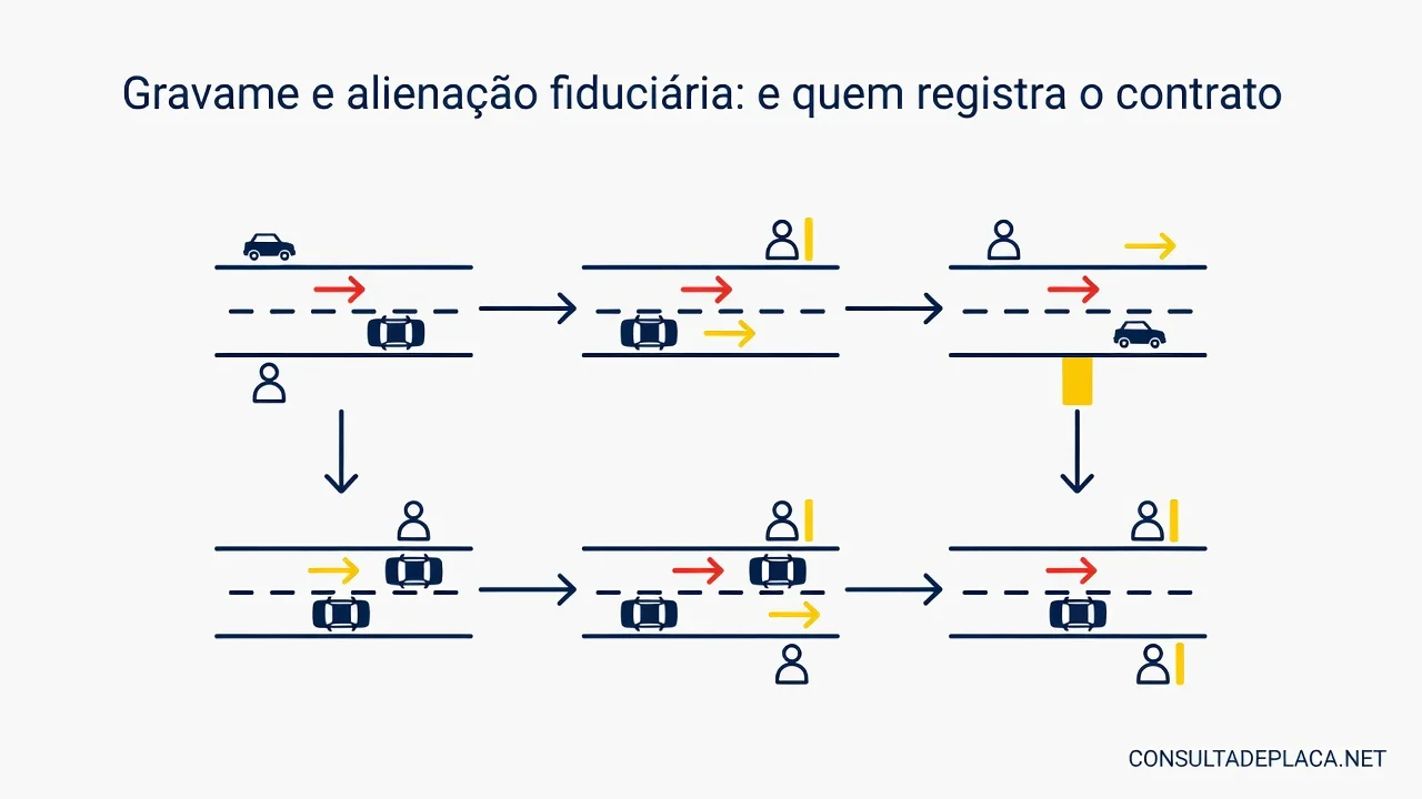 Gravame e alienação fiduciária: o artigo 129-B do CTB e quem registra o contrato