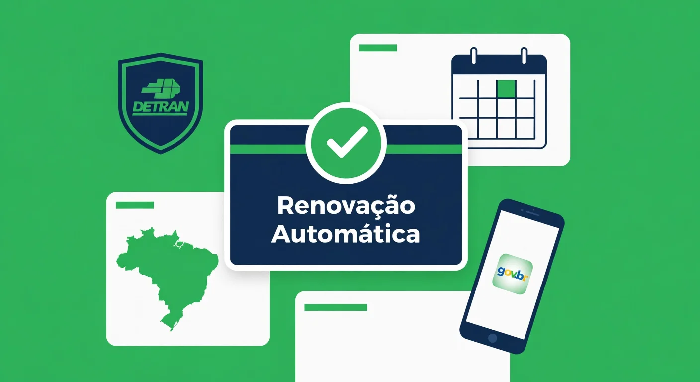 Renovação automática da CNH 2026: quem tem direito e como funciona