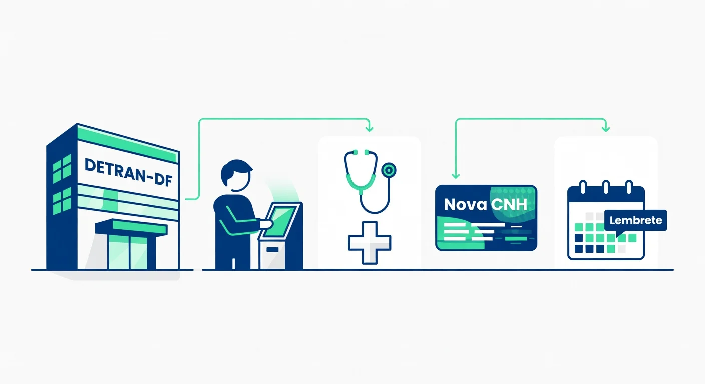 Renovação CNH DF 2026: Como Renovar Online e Presencial