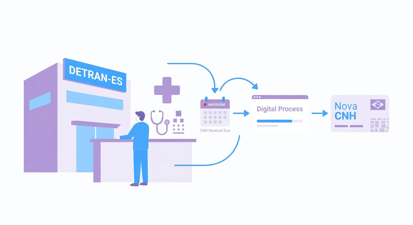 Renovação CNH ES 2026: Como Renovar Online e Presencial