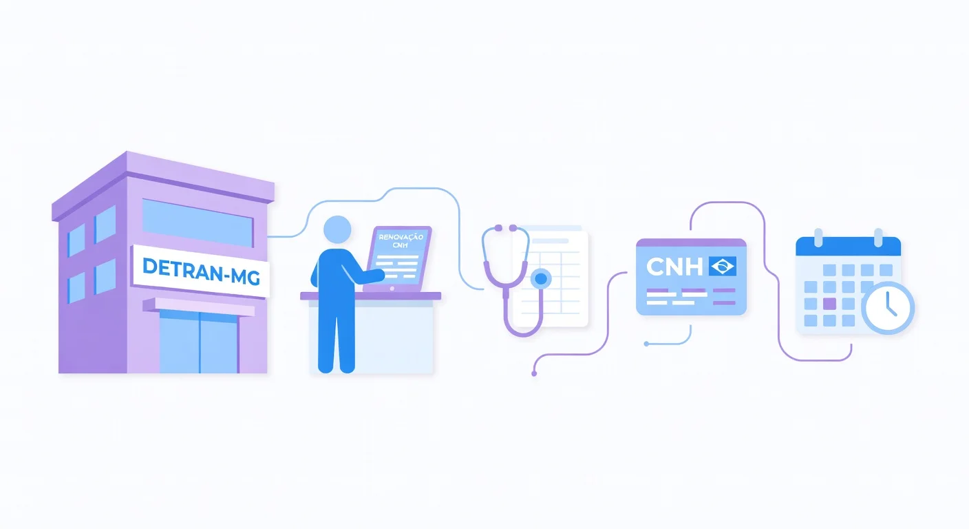 Renovação CNH MG 2026: Como Renovar Online e Presencial