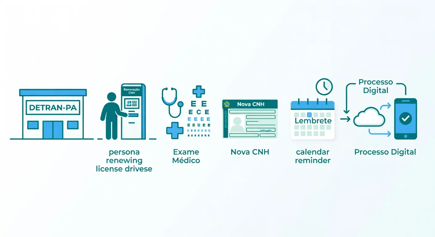 Renovação CNH PA 2026: Como Renovar Online e Presencial