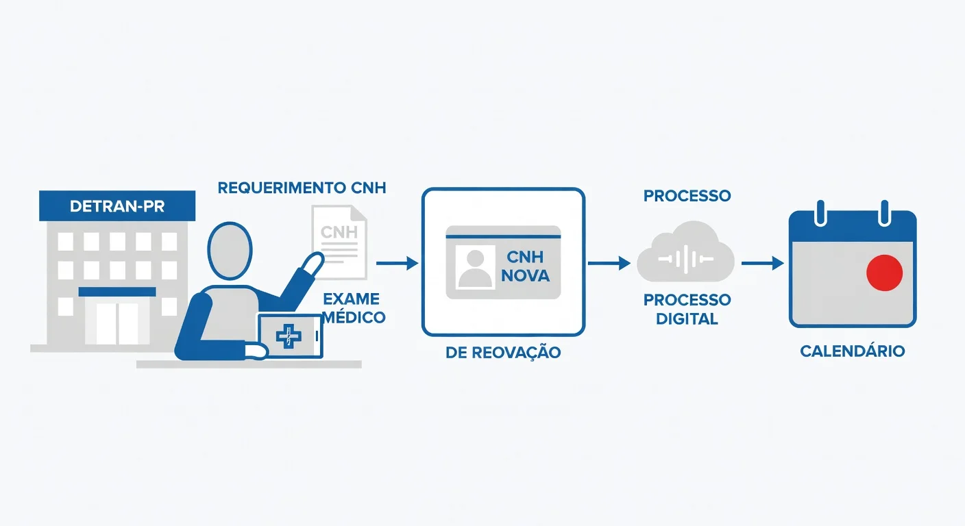 Renovação CNH PR 2026: Como Renovar Online e Presencial