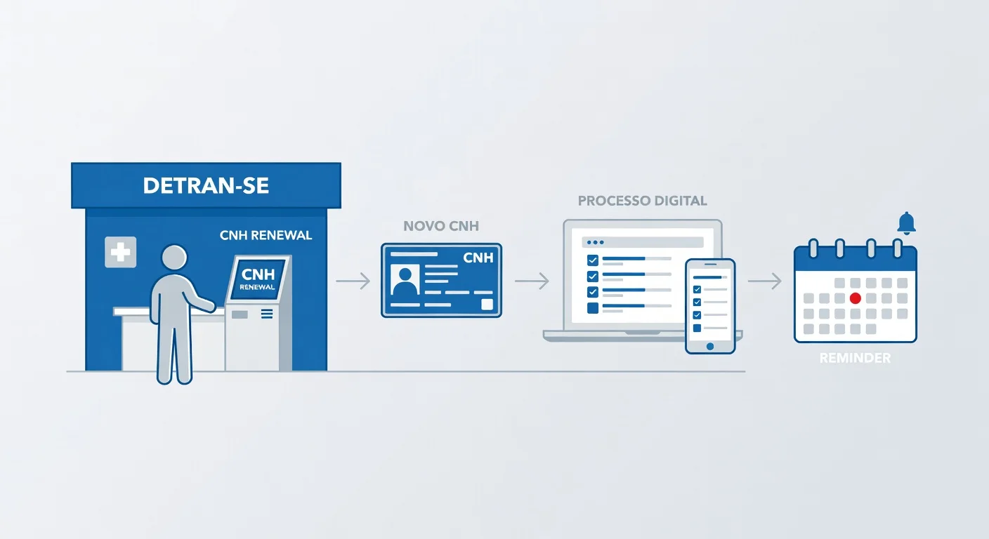 Renovação CNH SE 2026: Como Renovar Online e Presencial